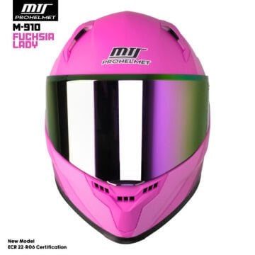 MTS M-910 Full Face Kask FUCHSIA LADY