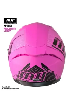 MTS M-910 Full Face Kask FUCHSIA LADY