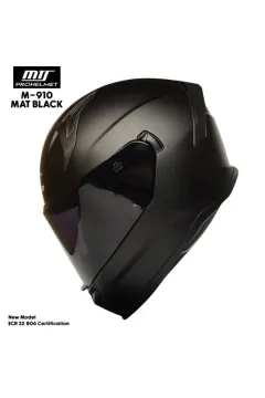 MTS M-910 Full Face Kask MAT BLACK