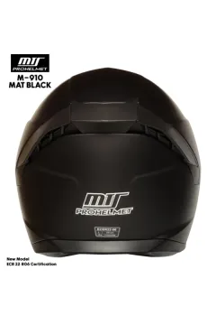 MTS M-910 Full Face Kask MAT BLACK