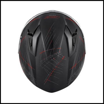 GIVI 50.7 PHOBIA MAT SİYAH-KIRMIZI KAPALI KASK