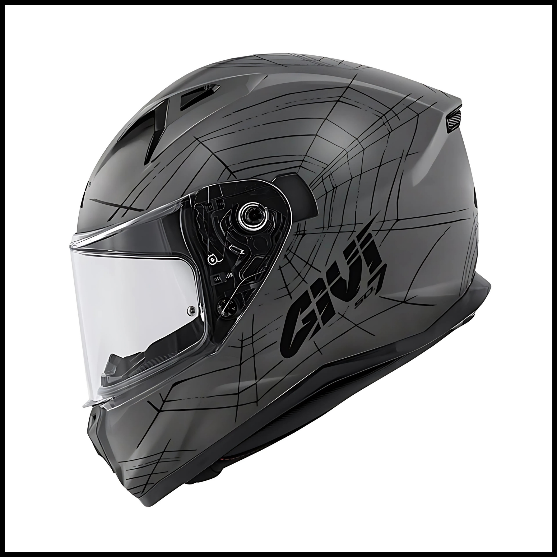 GIVI 50.7 PHOBIA MAT TITANIUM-SİYAH KAPALI KASK