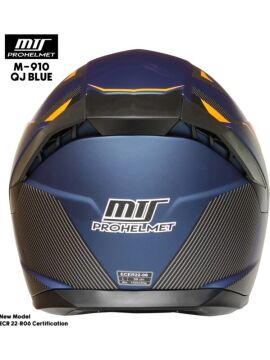 MTS M-910 Full Face Kask BLUE