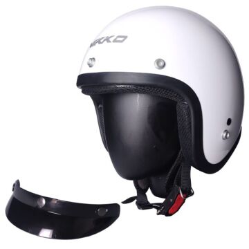 NİKKO N314 YARIM CHOPPER KASK WHITE