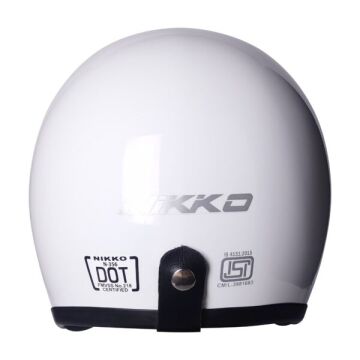 NİKKO N314 YARIM CHOPPER KASK WHITE