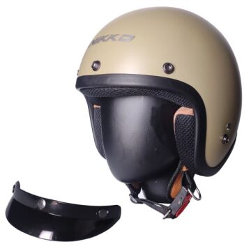 NİKKO N314 YARIM CHOPPER KASK MAT DESERT