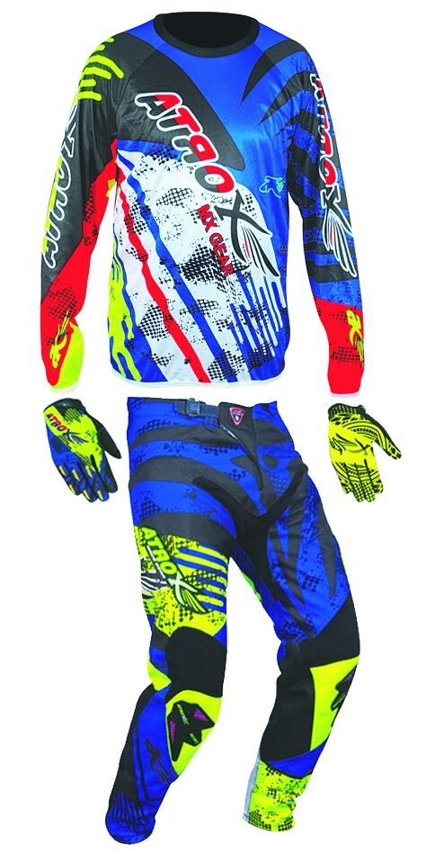 Prosev MJ-5150 CROSS GİYSİ (JARSEY) ÜÇLÜ SET BLUE FLORANCE