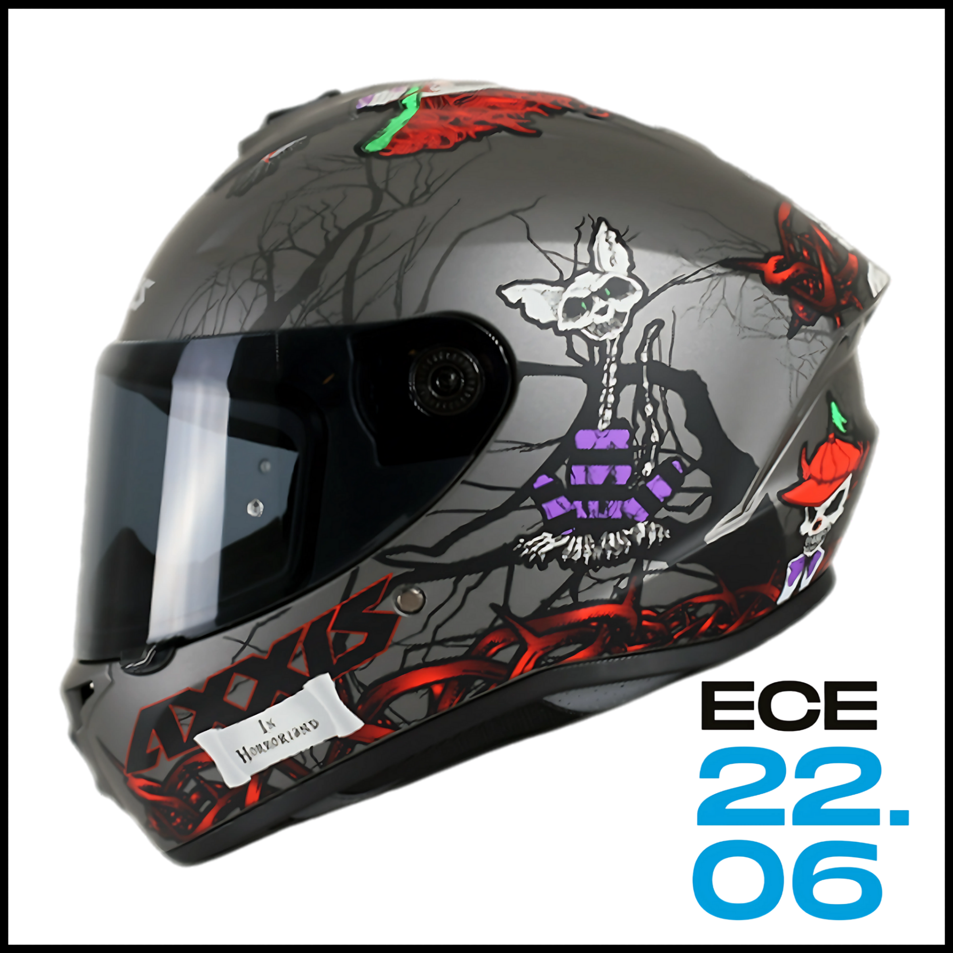 AXXIS DRAKEN S HORRORLAND KAPALI KASK