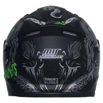 MTS M-201 FULL FACE ÇOCUK KASK BLACK