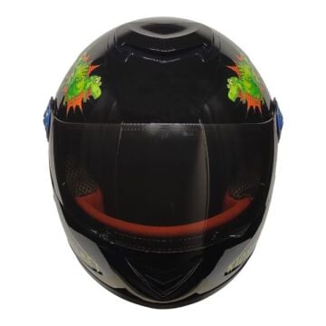 PRO HELMETS SY118 Full Face Çocuk Kask DINO BLACK