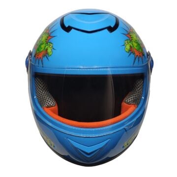 PRO HELMETS SY118 Full Face Çocuk Kask DINO BLUE