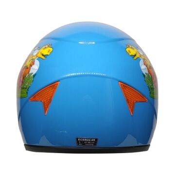 PRO HELMETS SY118 Full Face Çocuk Kask DINO BLUE