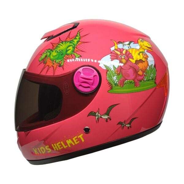 PRO HELMETS SY118 Full Face Çocuk Kask DINO PINK