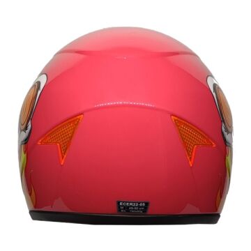 PRO HELMETS SY118 Full Face Çocuk Kask SKULL PINK