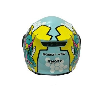 SWAY SW 814 ROBOT KID Light Blue – Çocuk Kaskı