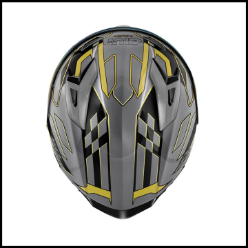 GIVI 50.9 ASSAULT TITANIUM-BRONZ-SARI KAPALI KASK