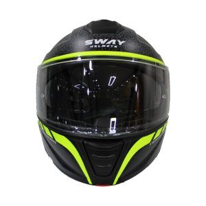 SWAY SW 917 STARS Matt Black Blue Çene Açılır Kask