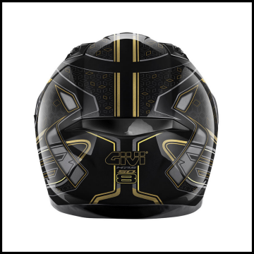 GIVI 50.8 MYSTICAL SİYAH-BRONZ-SARI KAPALI KASK