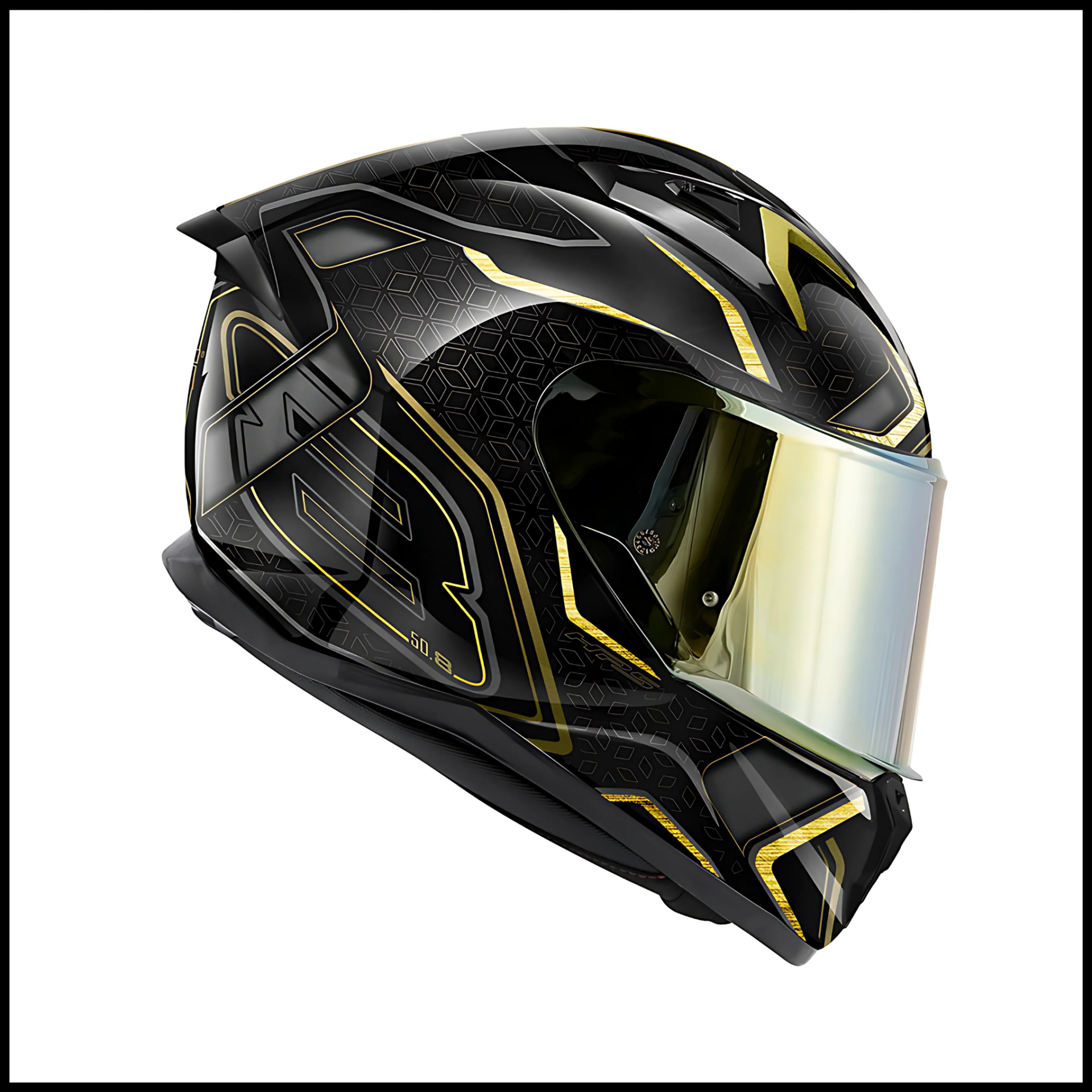 GIVI 50.8 MYSTICAL SİYAH-BRONZ-SARI KAPALI KASK